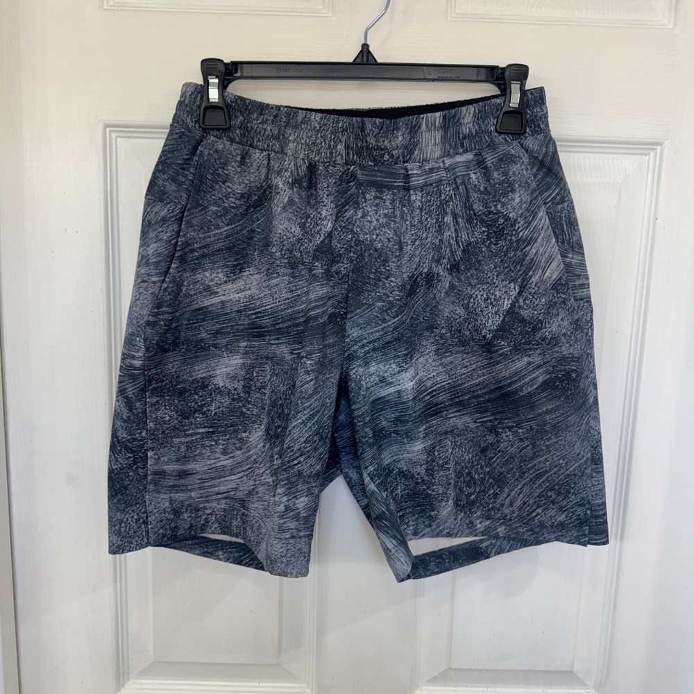 Lululemon Mens Channel Cross Swim Shorts Fjord Tempest Blue XXS